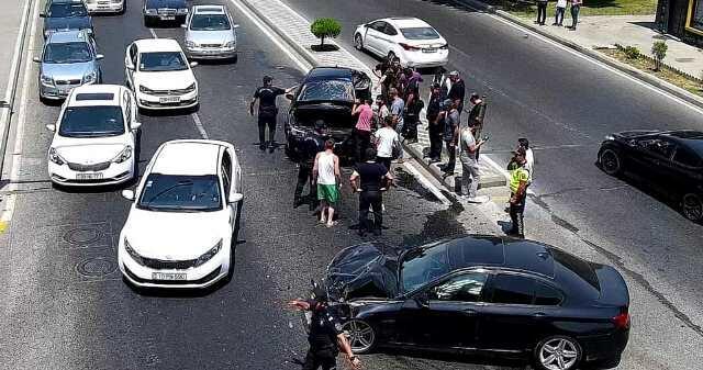 Bakı yollarında baş verən qəzalar  Anbaan VİDEO