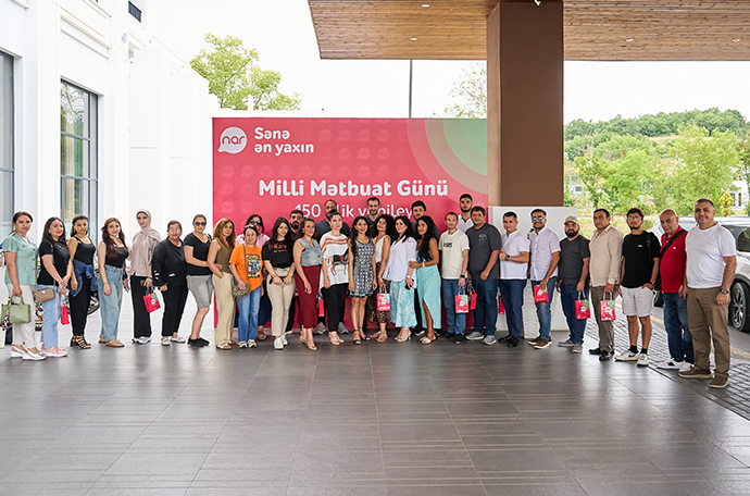 “Nar” milli mətbuatın 150 illiyini media nümayəndələri ilə qeyd edib  FOTO