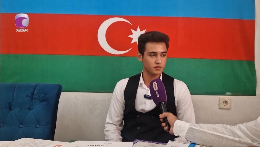 Tələbə adını qazandığını vağzalıdan sonra öyrənən Kərəmcan danışdı 