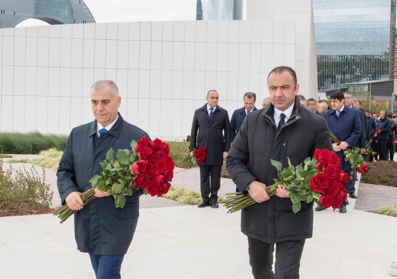 Əli Nağıyev və Orxan Sultanov Zəfər parkını ziyarət ediblər  FOTO