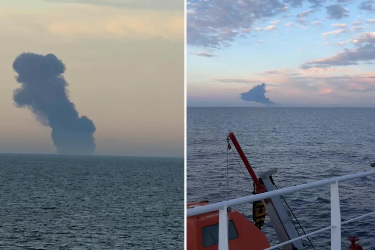 Qara dənizdə gəmidə partlayış olub 