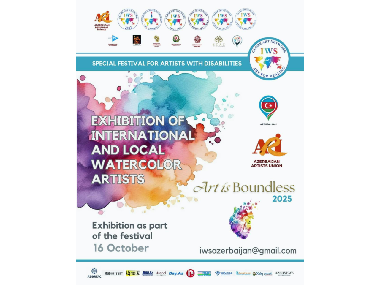 “Sənətin Sərhədi Yoxdur” adlı Beynəlxalq Festivalı keçiriləcək