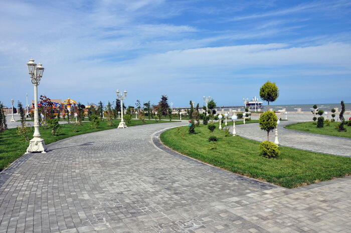 Uşağına zəncir bağlayıb parkda gəzdirdi 