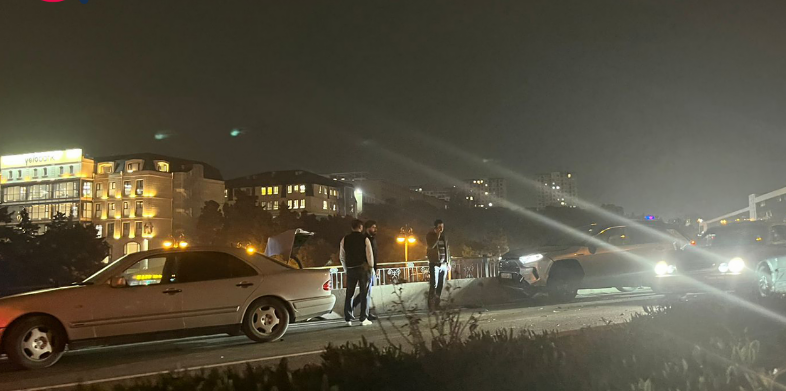 Bakıda zəncirvari qəza 