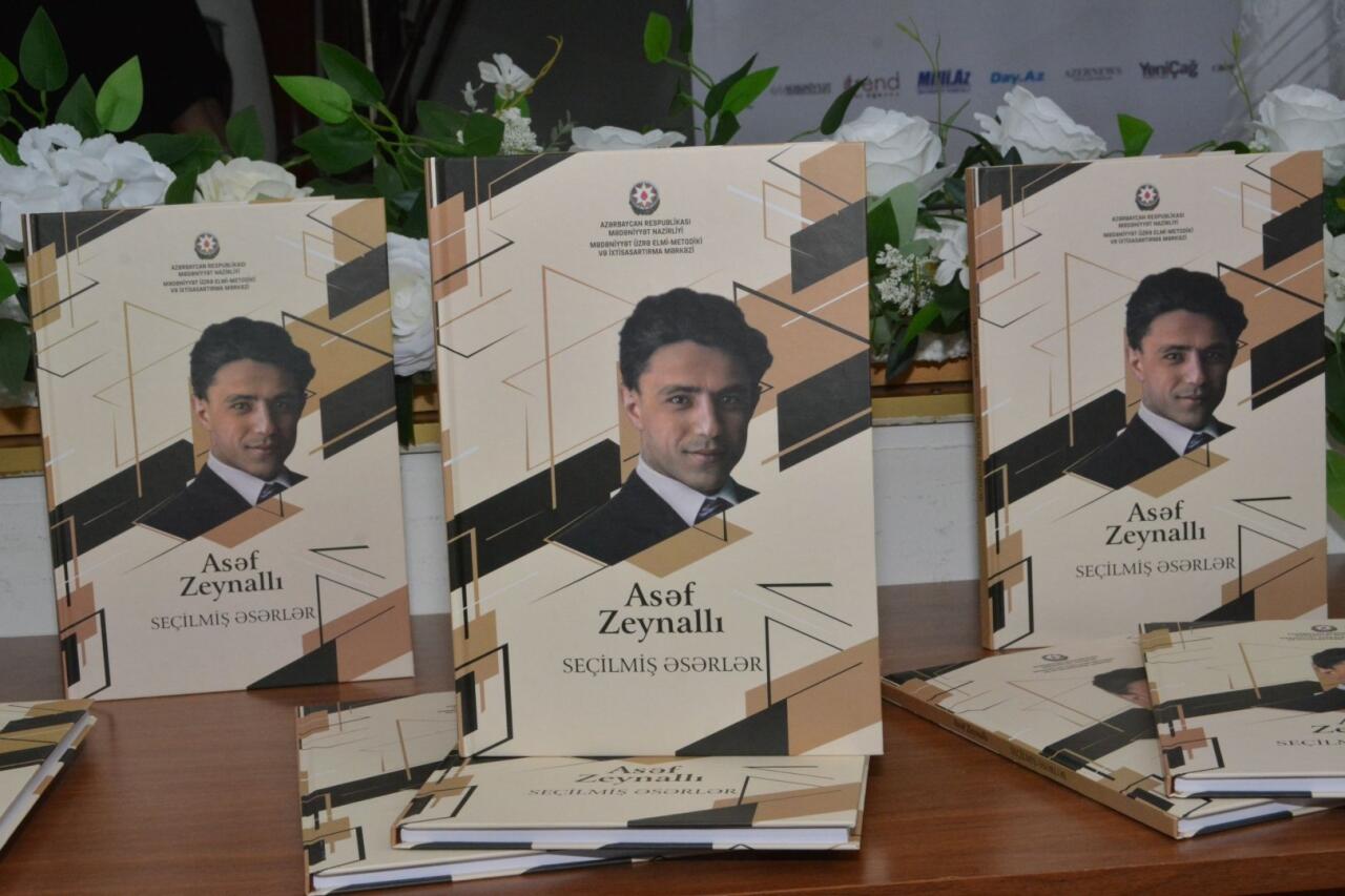 Asəf Zeynallı. Se&ccedil;ilmiş əsərlər&rdquo; kitabının təqdimatı ke&ccedil;irilib  FOTO