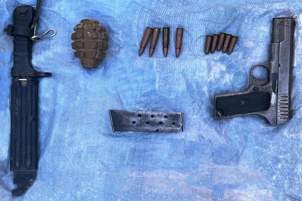 Gəncədə məhkumun həbsdən &ouml;ncə gizlətdiyi silah aşkar edildi