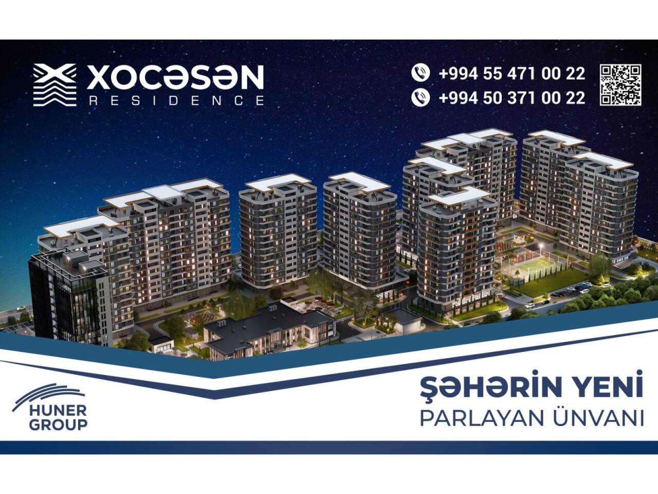 Huner Groupdan Bakıya dəyər qatan yeni layihə: Xocəsən Residence  VİDEO  FOTO