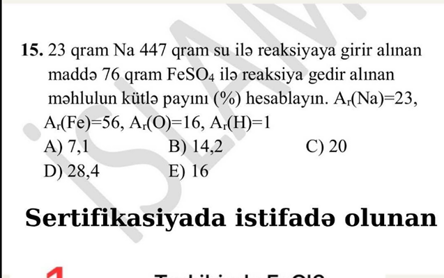 Sosial şəbəkədə yayılan suallardan imtahanda istifadə edilməyib  Rəsmi