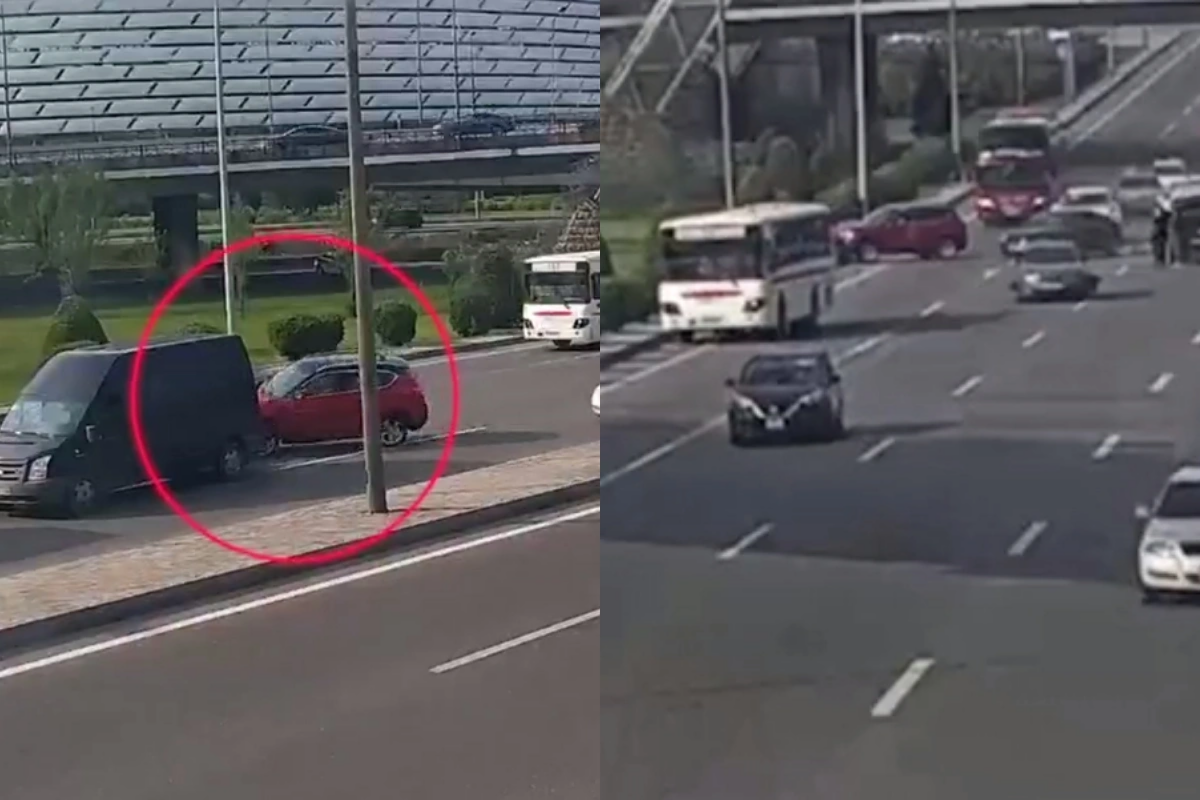 Bu görüntülər Bakıda çəkilib  Hər kəs bu sürücüdən danışır 
