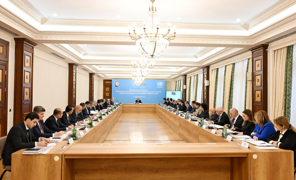 WUF13ün təşkili ilə əlaqədar yaradılmış Təşkilat Komitəsinin növbəti iclası keçirilib 