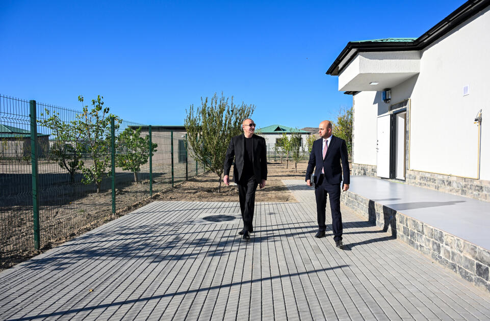 İlham Əliyev Zəngilanın Ağalı kəndinin 2ci mərhələsinin və Məmmədbəyli kəndinin açılışlarında iştirak edib