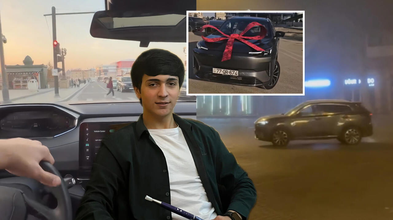 Gəncədə "Bor&ccedil;alı Nadir"in oğlu at oynadır 