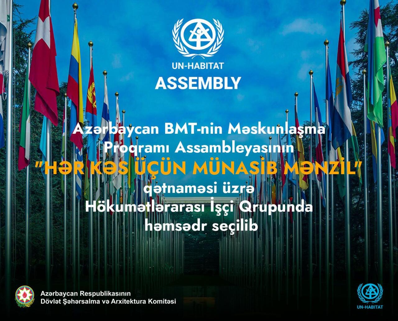 Azərbaycan BMT Hökumətlərarası İşçi Qrupunda həmsədr seçilib