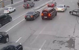 Bakıda dəhşətli piyadavurma hadisələrinin anbaan görüntüləri 