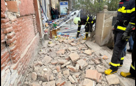 Qazaxda evdə partlayış  Yaralanan var 