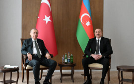 Laçında Azərbaycan Prezidentinin Türkiyə Prezidenti ilə təkbətək görüşü olub