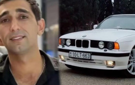 Masazırda yanaraq ölən sürücünün və avtomobilinin görüntüləri 