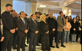 Gəncə Dövlət Filarmoniyasında Ümummilli Lider Heydər Əliyevin anım gününə həsr olunmuş tədbir keçirilmişdir  FOTO