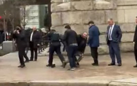 Azərbaycan Prezidentinin təhl&uuml;kəsizlik xidmətinin əməkdaşları və ABŞ polisi təxribata imkan vermədi 