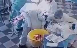 Güclü zəlzələyə baxmayaraq əməliyyata davam etdilər 