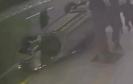 “İçərişəhər” yaxınlığında ağır qəza  maşın aşdı 