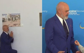 Edi Rama yenidən Meloninin qarşısında diz çökdü