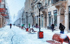 Bakıda qarlı havalara görə hazırlıq başladı 