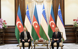 Daşkənddə İlham Əliyevin Özbəkistan Prezidenti ilə təkbətək görüşü olub  FOTO