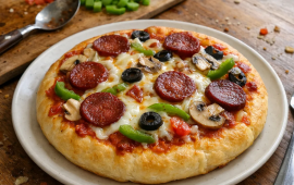 Tavada ağzı bağlı, yumşaq pizza resepti