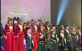 Gəncə D&ouml;vlət Filarmoniyasında "DəyərliSƏN"  inkluziv konsert proqramı təşkil olundu  FOTO