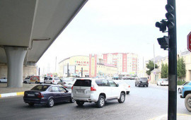 Masazırda yol çöküb 
