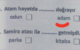 3cü siniflərə verildiyi iddia olunan sualla bağlı