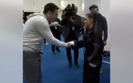 Erməni spiker iştirak&ccedil;ımıza uğurlar arzuladı 