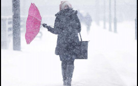 56 ilin ən şiddətli qarı yağdı