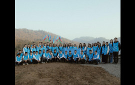 Leyla Əliyeva, Arzu Əliyeva və Alena Əliyeva Lənkəranda ekoloji aksiyalarda iştirak ediblər  FOTO