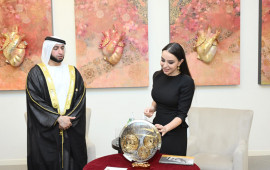 Heydər Əliyev Fondu ilə Həmdan Bin Rəşid Əl Maktum Fondu arasında əməkdaşlıq müzakirə edilib 