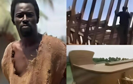 &ldquo;Nuh&rdquo; peyğəmbər 8 nəhəng taxta gəmi inşa edir