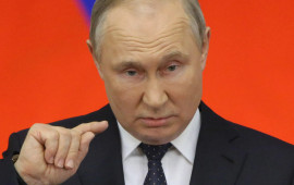 Putin çıxış edərkən, Peskov yuxuladı 