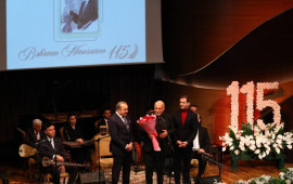 Xalq artisti Bəhram Mansurovun anadan olmasının 115 illiyinə həsr olunmuş tədbiri qeyd edilib  FOTO