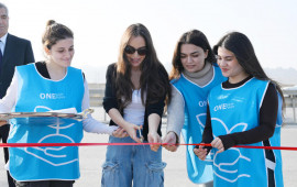 Leyla Əliyeva Qaradağda yeni parkın açılışında iştirak edib  FOTO