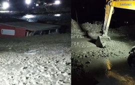 Qusarda "vülkan" püskürdü  Anbaan görüntülər