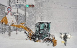 Yaponiyada g&uuml;cl&uuml; qar səbəbindən 35 nəfər &ouml;l&uuml;b