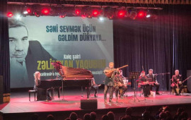 Xalq şairi Zəlimxan Yaqubun əziz xatirəsinə həsr olunmuş m&ouml;htəşəm ədəbibədii gecə ke&ccedil;irilib  FOTO