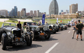 “Peking to Paris Motor Challenge”in Azərbaycan mərhələsi Heydər Əliyev Mərkəzindən start götürdü 