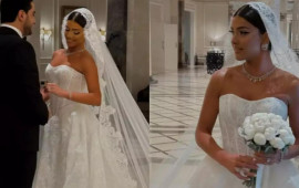 Zeynəb Xanlarovanın nəvəsinin toyudur 