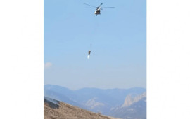 Kəlbəcər və La&ccedil;ına helikopterlər cəlb olundu  Yanğın davam edir  VİDEO