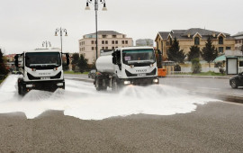 G&uuml;cl&uuml; yağışdan sonra paytaxtda genişmiqyaslı daxili iməclik ke&ccedil;irilib 