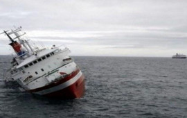 İran gəmisi Xəzərdə qəzaya uğradı  14 nəfər...