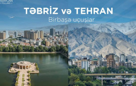 AZAL İranın iki şəhərinə uçuşlara başlayır