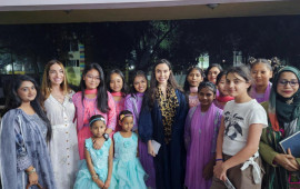 Leyla Əliyeva və Arzu Əliyeva Dəkkədə uşaq evini ziyarət ediblər  FOTO